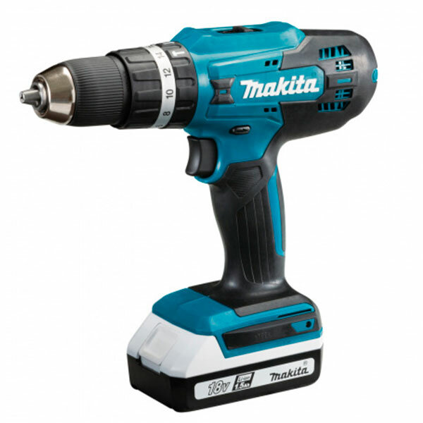 Аккумуляторная ударная дрель-шуруповерт Makita HP488DWE