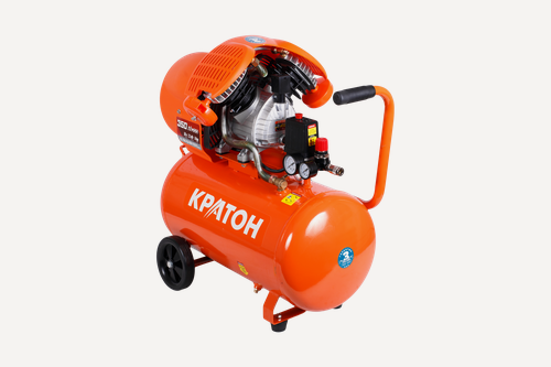 Изображение товара Компрессор с прямой передачей Кратон AC-350-50-DDV, производительность 350 л/мин, ресивер 50 л