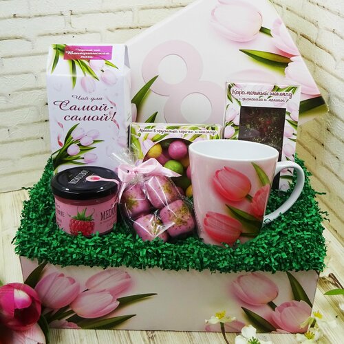 Подарочный набор (бокс) на 8 марта / подарок женский \