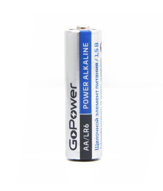 Батарейка GoPower LR6 AA BL4 Alkaline 1.5V (4/48/576) блистер (4 шт.) Батарейка GoPower LR6 AA (00-00015601) - фото №5