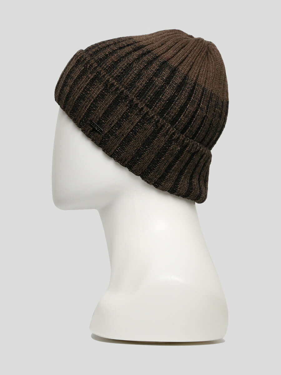 Шапка-бини VITACCI для мужчин, размер OneSize, коричневый — фото 1