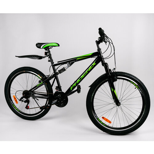 Велосипед Phoenix ECHO94 26 черно- кислотно-зеленый 1599000₽