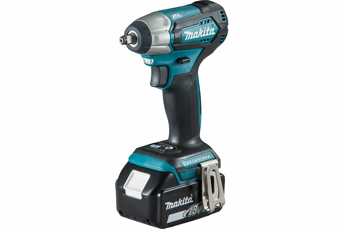 MAKITA DTW180RFE Гайковерт аккумуляторный ударный (18В,2x3Ач,Li-ion,б\щет,0-3600у\м,180Нм,квадрат 3\8",1.2кг,чем,под - фото №2