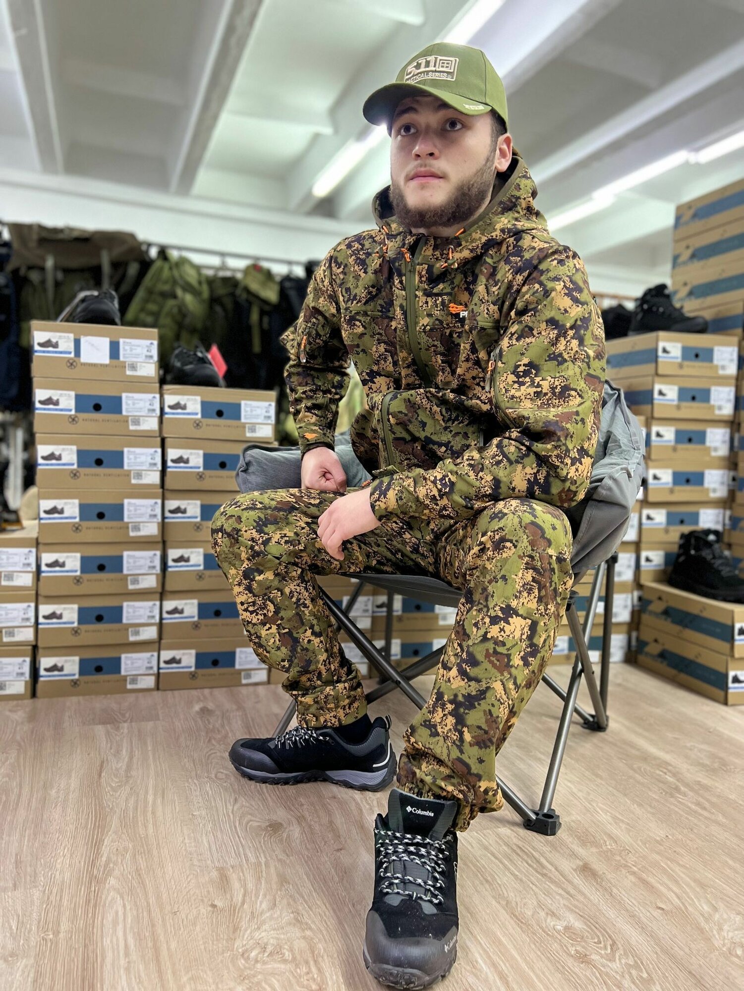 Комплект одежды ГОРЕЦ, размер 48-50/182-188, хаки — фото 1