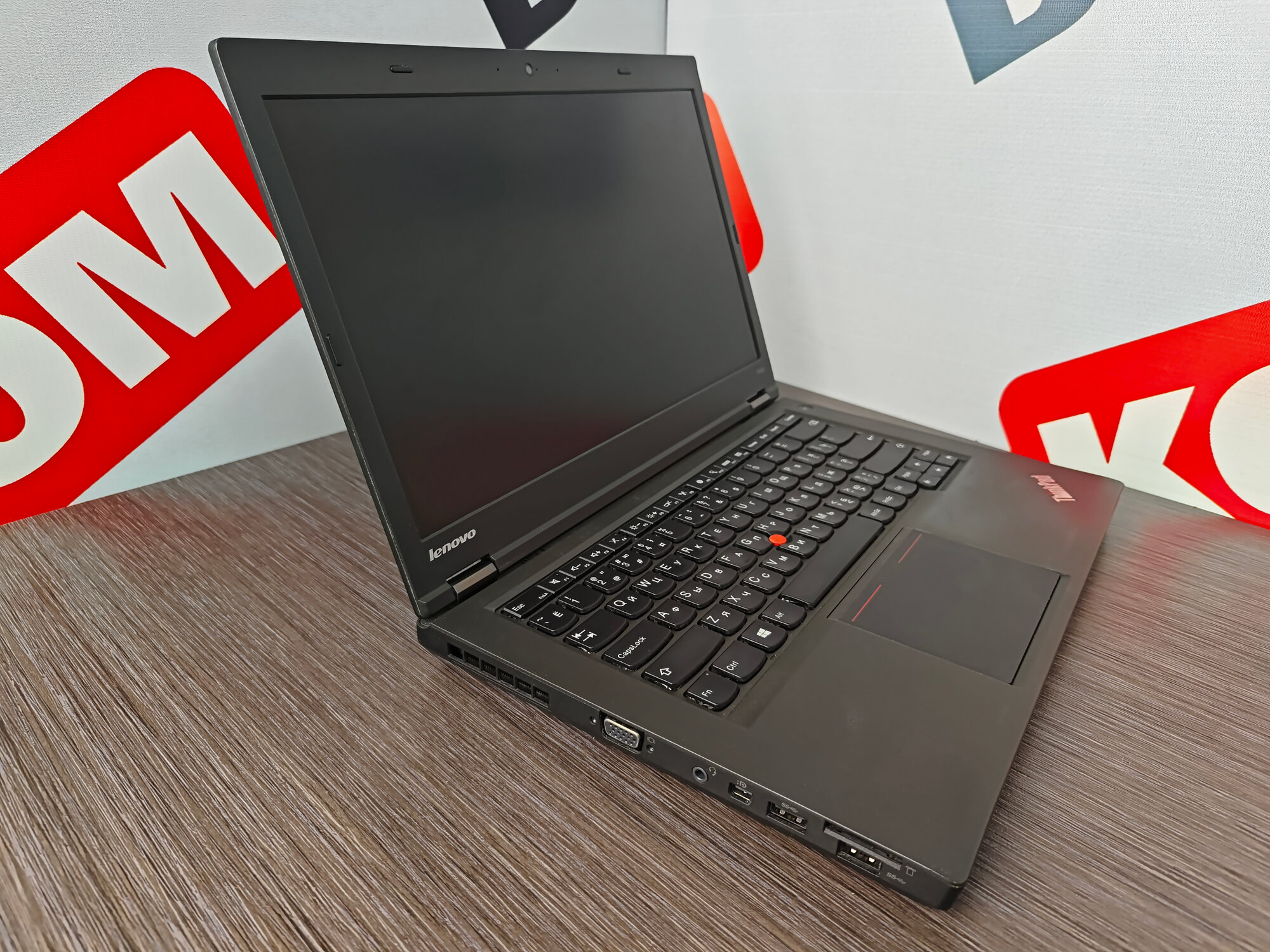 Ноутбук Lenovo ThinkPad T440p, 14.0" 1366x768, Intel Core i3-4000M, DDR3 8Gb, SSD 240Gb, HD Graphics 4600, батарея под замену.