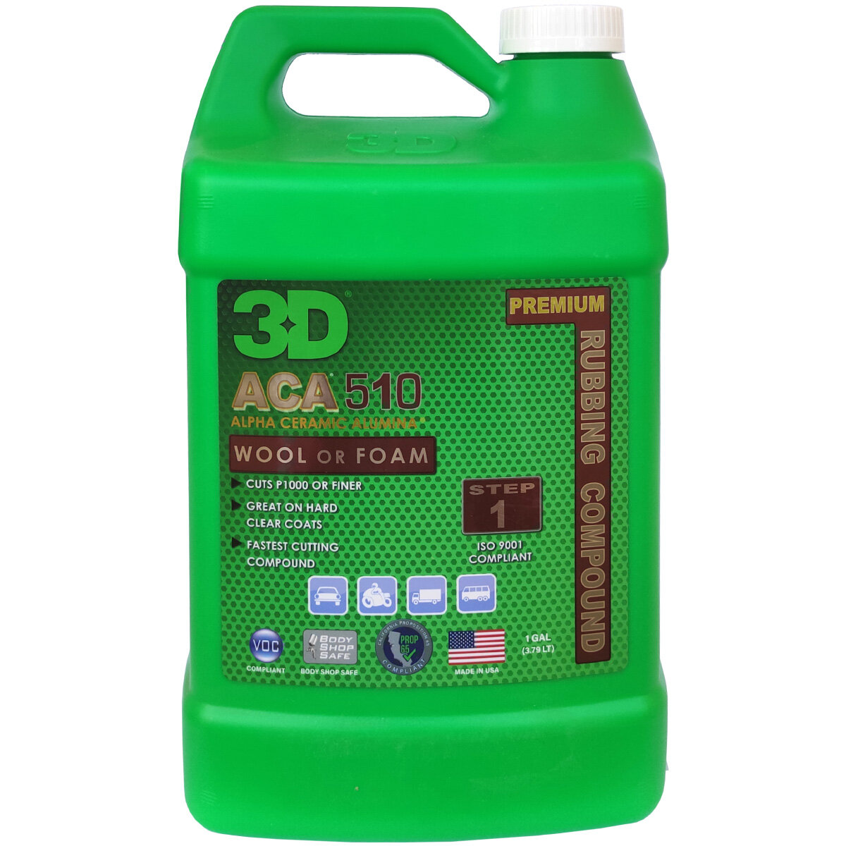 Паста полировальная 510 крупноабразивная PREMIUM ACA 510 3D(100гр.)