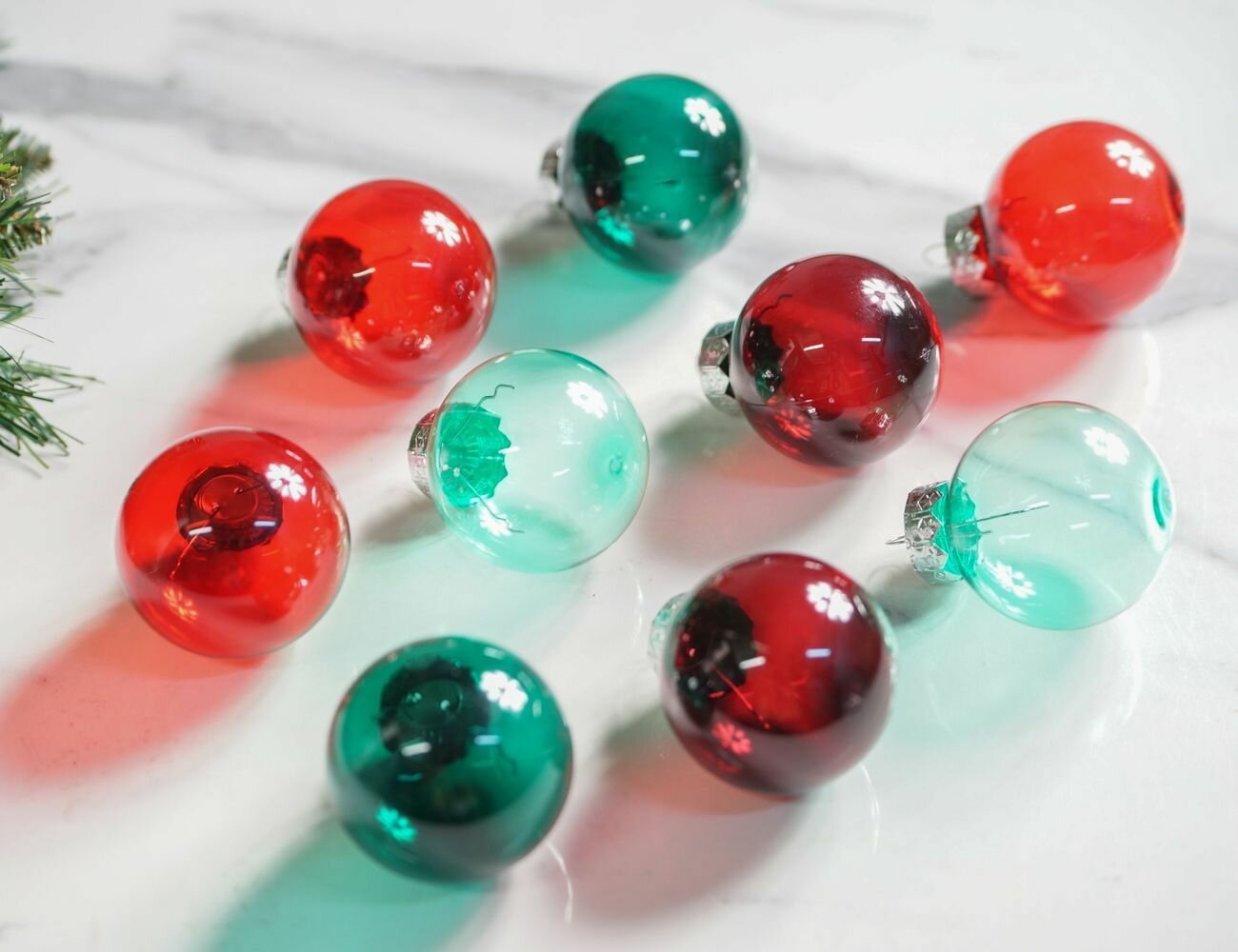 Набор ёлочных шаров, пластик, 6 см, 9 шт, Koopman International
