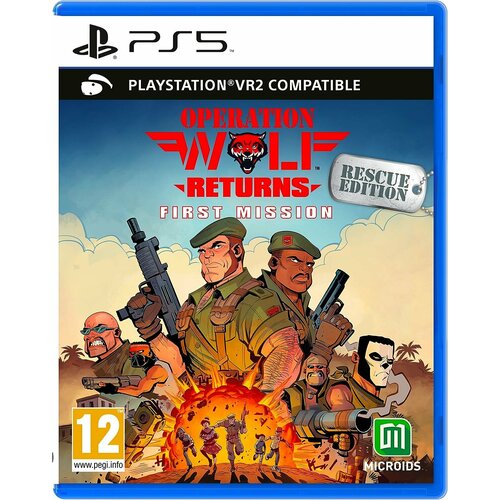 Operation Wolf Returns: First Mission. Rescue Edition (поддержка PS VR2) (PS5, английская версия)