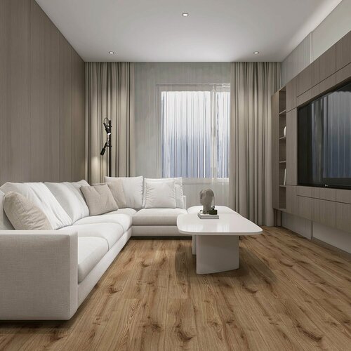 Изображение товара Ламинат Ламинели "Dream Дуб Милано", 33 класса износостойкости, бежевый, для теплых полов