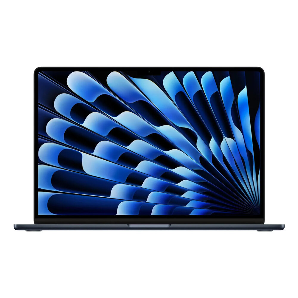 13.6" Ноутбук Apple MacBook Air 2024 (2560x1664, Apple M3, RAM 8 ГБ, SSD 256 ГБ, Apple graphics 8-core), Midnight