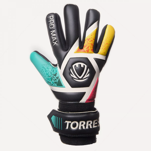 Изображение товара Перчатки вратарские Torres Pro Max, FG0523202-8, р.8, 3 мм латекс, манжет на липучке, черно-мультиколор