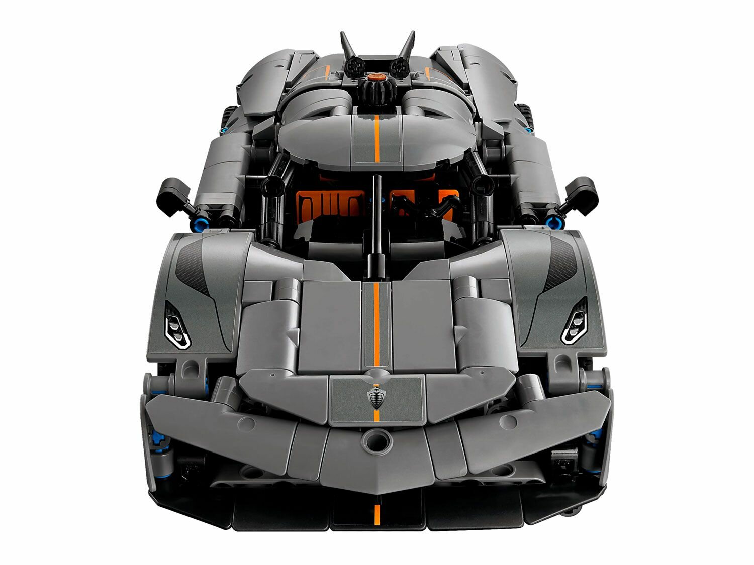 Конструктор LEGO Technic 42173 Серый гиперкар Koenigsegg Jesko Absolut, 801 дет. — фото 1