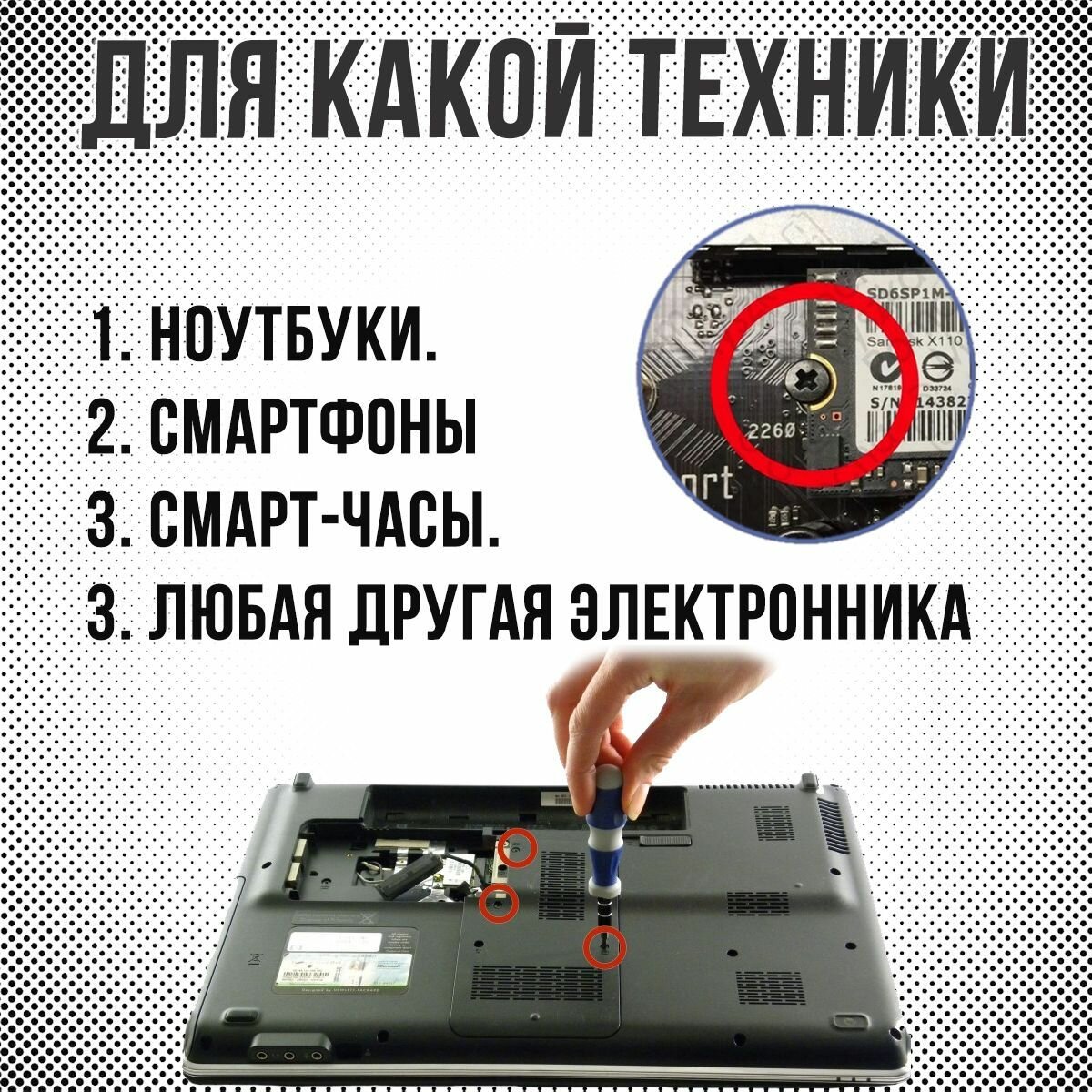 Аксессуары Для Ноутбуков И Пк Xiaomi Набор винтов для ноутбука, для ПК, 500 шт, 10 видов, плоская шляпка