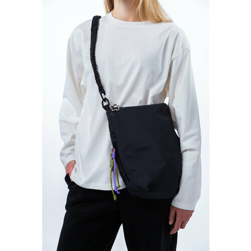 Сумка тоут Tulovo, фактура матовая, черный