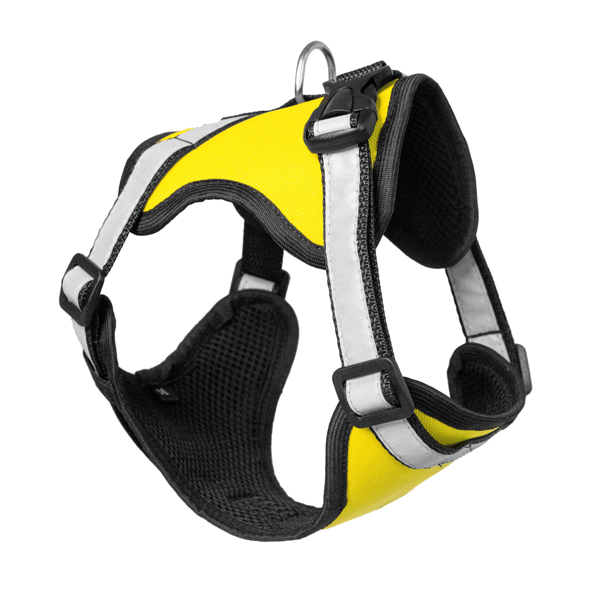 Шлейка для собак малых и средних пород, жёлтая