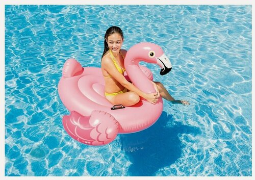 Изображение товара Игрушка для плавания «Розовый фламинго», 142 х 137 х 97 см, 57558NP INTEX