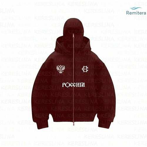 фото Худи размер xxl, , красный нет бренда