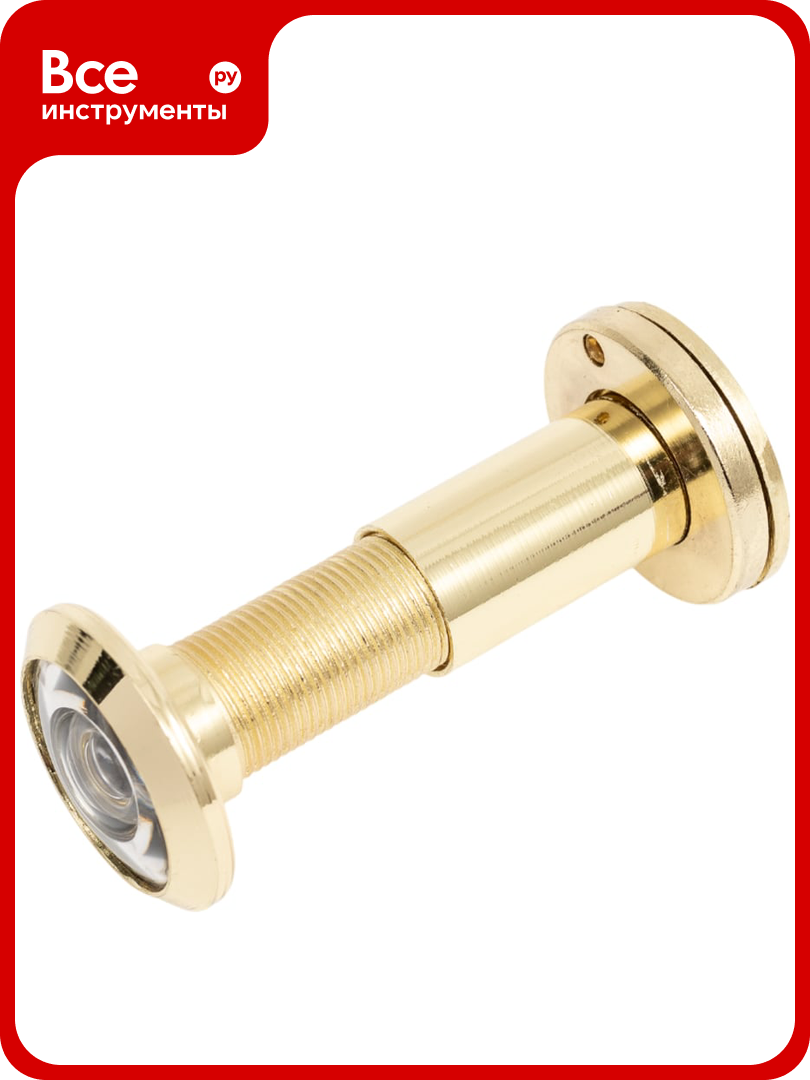 Дверной глазок FUARO оптика пластик DV 1/60-35/Z/HD (VIEWER 1 DVZ) GP золото (подвес) 29333