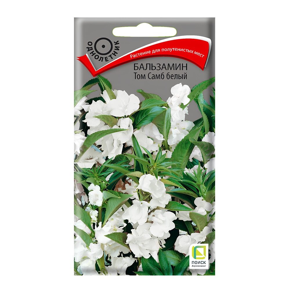 Семена Поиска "Бальзамин Том Самб", 30 см, для полутеневых мест