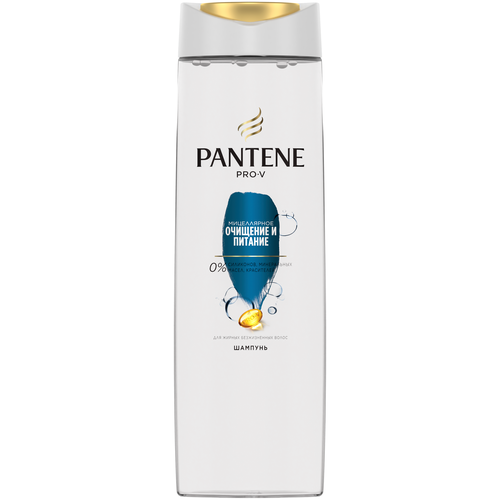 Pantene Pro-V шампунь Мицеллярное очищение и питание для безжизненных, склонных к жирности волос, 400 мл