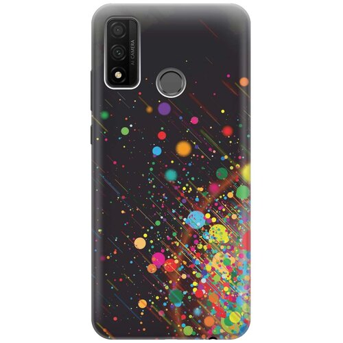 фото Cиликоновый чехол на huawei p smart 2020 / хуавей п смарт 2020 с принтом "яркое настроение" gosso