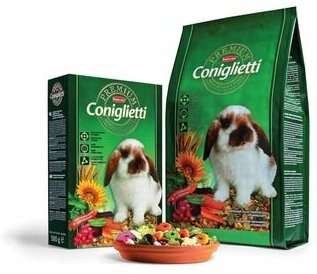 291 Комплексный корм для декоративных кроликов PADOVAN Premium Coniglietti с кокцидиостатиком 500грх