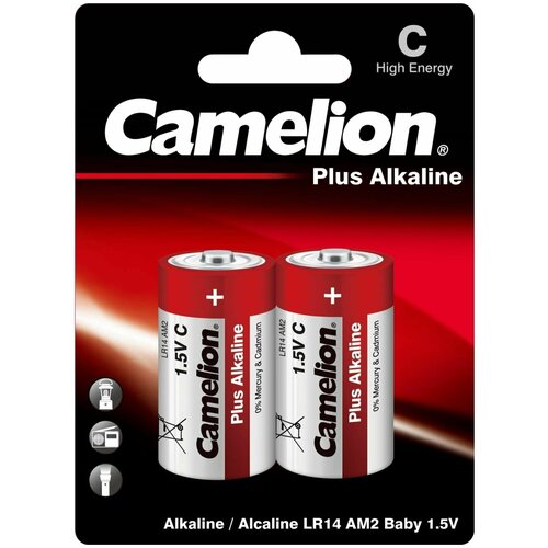 Батарейки Camelion LR14 BL-2 12 шт. camelion plus alkaline c 2 шт lr14 bp2 camelion арт lr14bp2