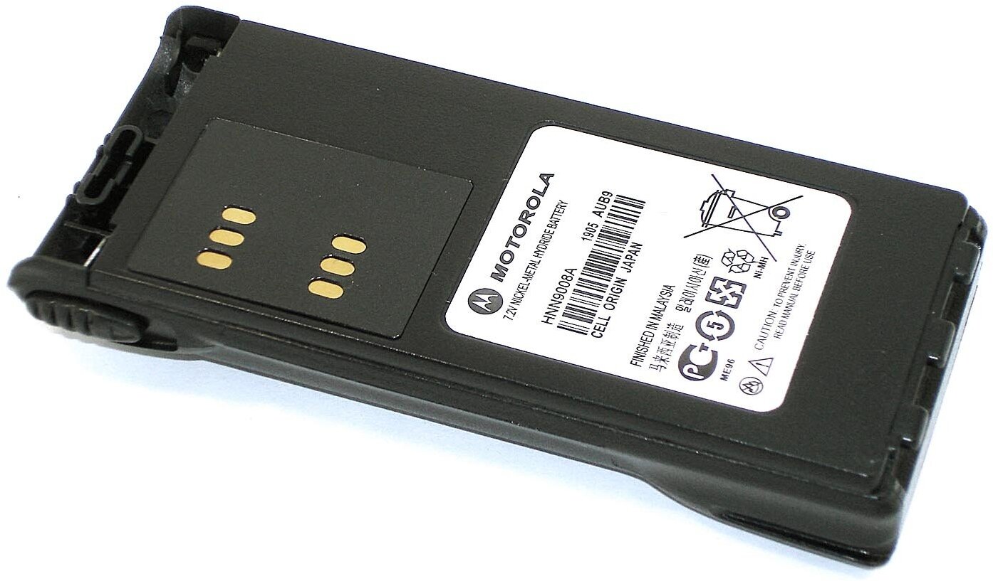 Аккумулятор для Motorola GP340 HT750 HT1200 (HNN4001) 1250mAh 7.2V Ni-Mh