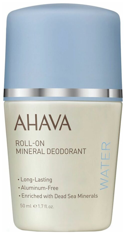 AHAVA Дезодорант Mineral, ролик, 50 мл, 1 шт.