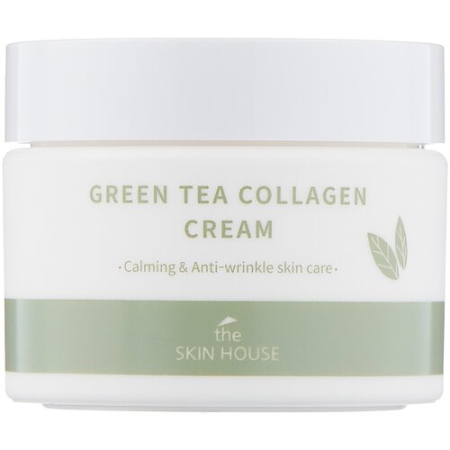 Крем увлажняющий с коллагеном и зеленым чаем THE SKIN HOUSE Green Tea Collagen Cream 50ml