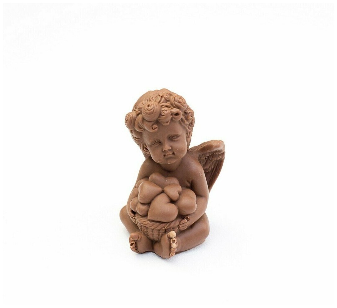 Подарочная шоколадная фигура Frade/Фраде - Ангел с сердцами (вес-75г) (молочный)