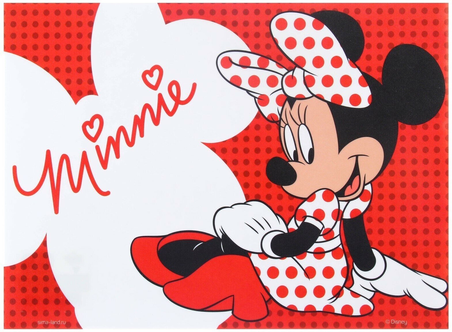 Коврик для лепки, формат A4 "Minnie", Минни Маус