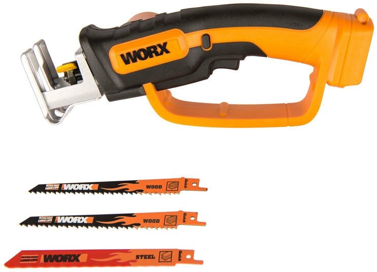 Пила аккумуляторная WORX WG894E.9, 20В, без АКБ и ЗУ — фото 1