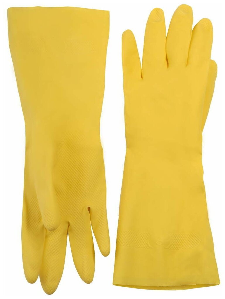 Перчатки STAYER Master латексные 1120, 1 пара, размер XL, цвет желтый