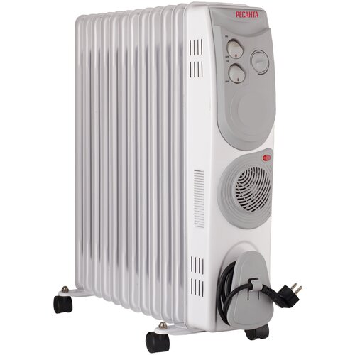 Масляный радиатор ОМ-12НВ 12 секций -29 кВтРесанта с вентилятором 790000₽