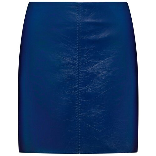 Юбка, мини, подкладка, размер M, синий