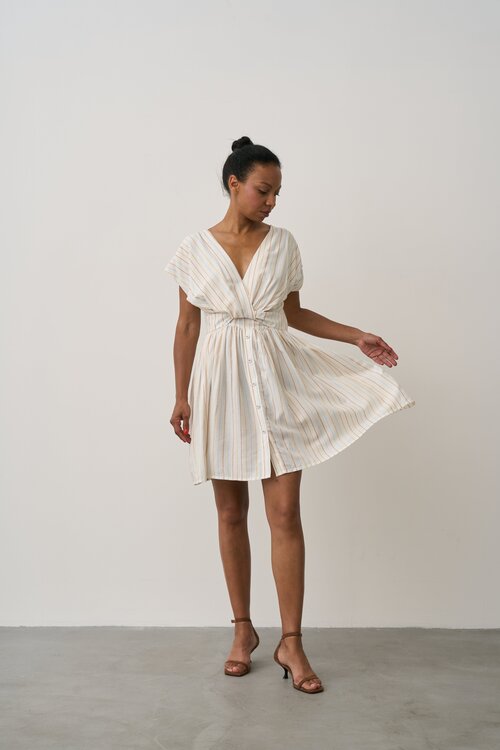 Платье MoyMart, вискоза, размер S, белый