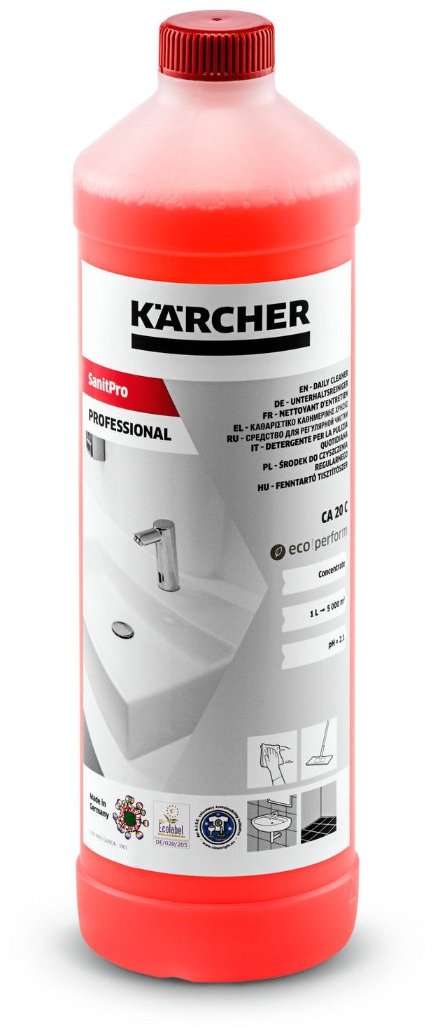 Средство Karcher чистящее санитарное CA 20 C (1 л)