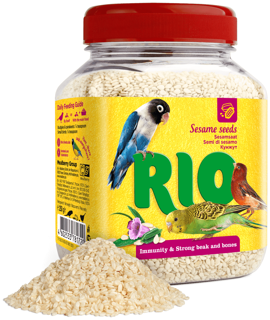 Лакомство для птиц RIO кунжут , 250 г