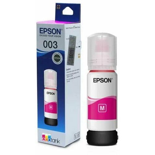 Чернила EPSON C13T00V398 картриджи для струйной техники epson чернила epson 003 c13t00v398 для снпч epson l3210 l3216 l3218 пурпурные оригинальные