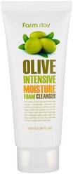 Farmstay пенка Olive Intensive Moisture Foam Cleans, 100 мл