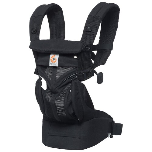 аксессуары для сумок кенгуру ergobaby накладки на лямки natural Эргорюкзак Ergobaby Omni 360 Cool Air Mesh, onyx black