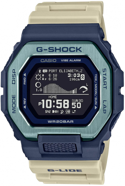 Наручные часы CASIO G-Shock 10-201013, белый, голубой