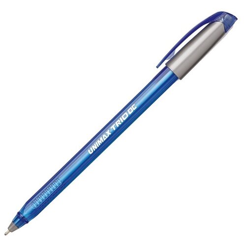 Ручка шариковая Unimax Trio DC tinted 0,7 мм, синяя, масляная, неавтоматическая