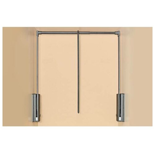 Лифт для одежды, отделка коричневая