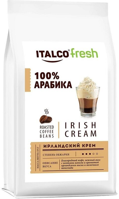 Кофе "Италко" Ирландский крем зерно 375 г
