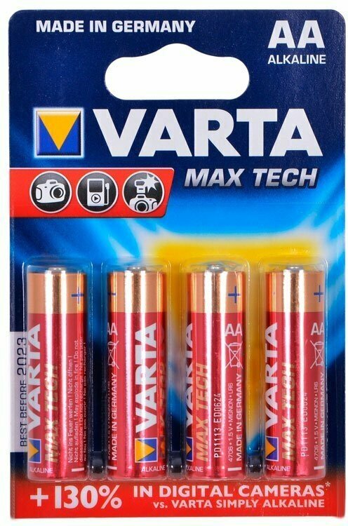 Батарейка VARTA LONGLIFE Max Power AA