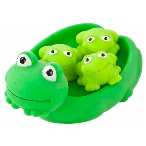 Набор для ванной Играем вместе Веселые лягушата (LXJ1B), разноцветный детская игрушка для купания в виде лягушки