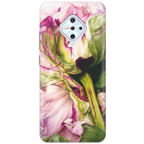 фото Re:pa накладка transparent для vivo v17 с принтом "нежность цветка"