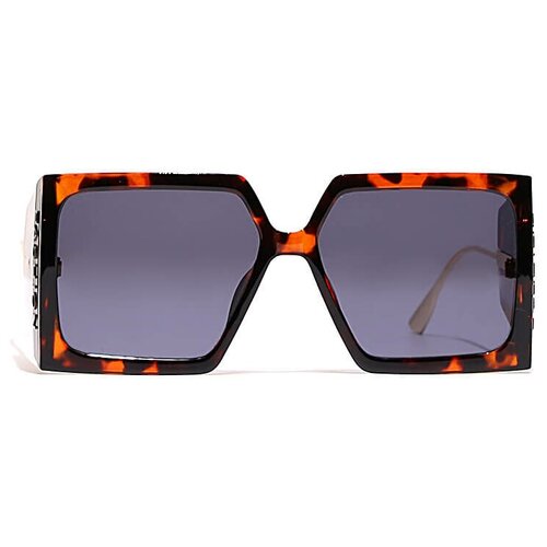 фото Солнцезащитные очки vitacci, вайфареры, оправа: пластик, для женщин, коричневый